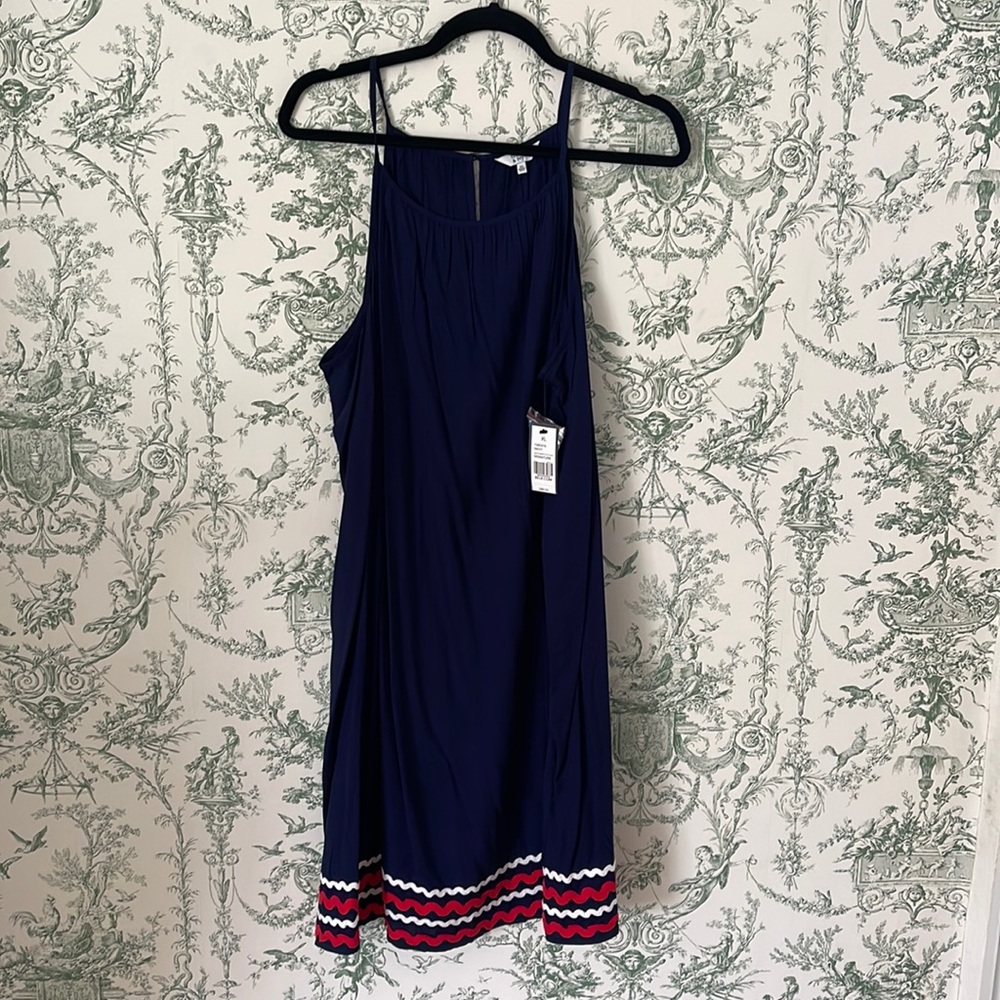 Crown & Ivy dress XL red white blue